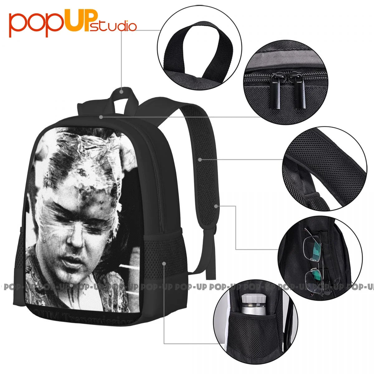 Throbbing Gristle Psychic Tv Coil Nurse With Wound Backpack