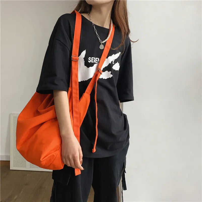 Canvas Tote Bags Double Straps Shoulder Bags