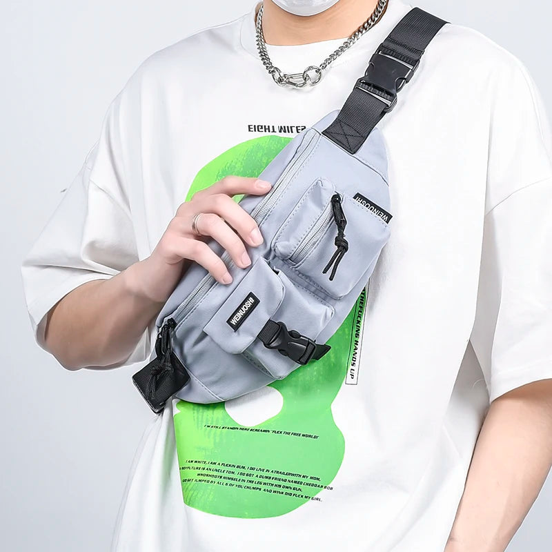 Chest Bag Male Ins Bag Female Sports Shoulder Bag