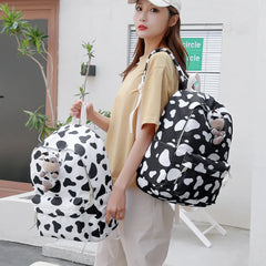 Cow Animal Prints Backpack Girls Shoulder School Book Bags
