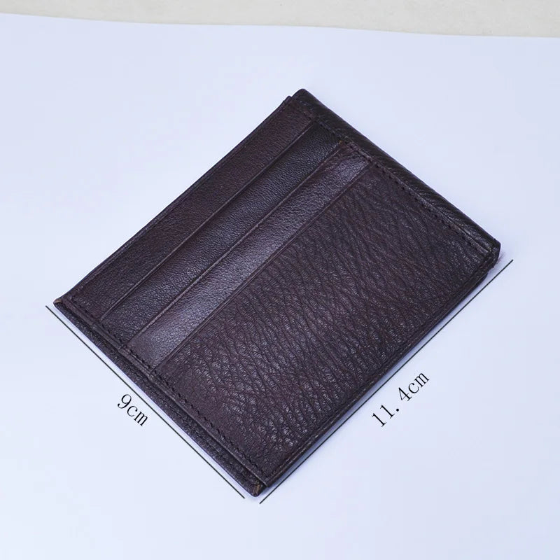 Men's Cow Leather Drivers Wallet Slim Driver Holder Car Document Orgainzer