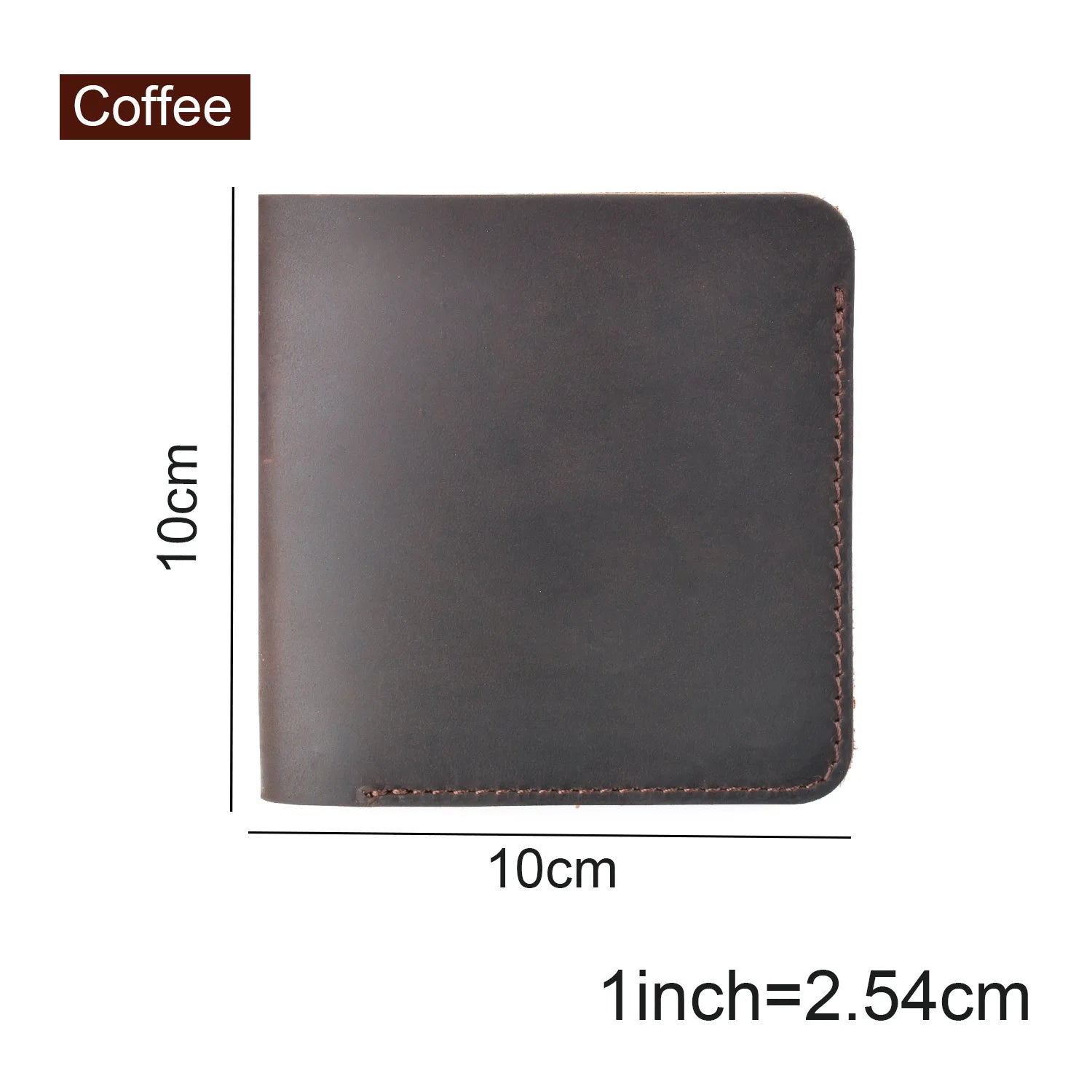Cow Leather Men Wallets Retro Wallet for Men Short Money Case