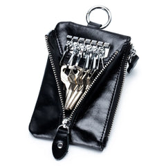 Cow Leather Key Holder Keychain Car Key Case Pouch