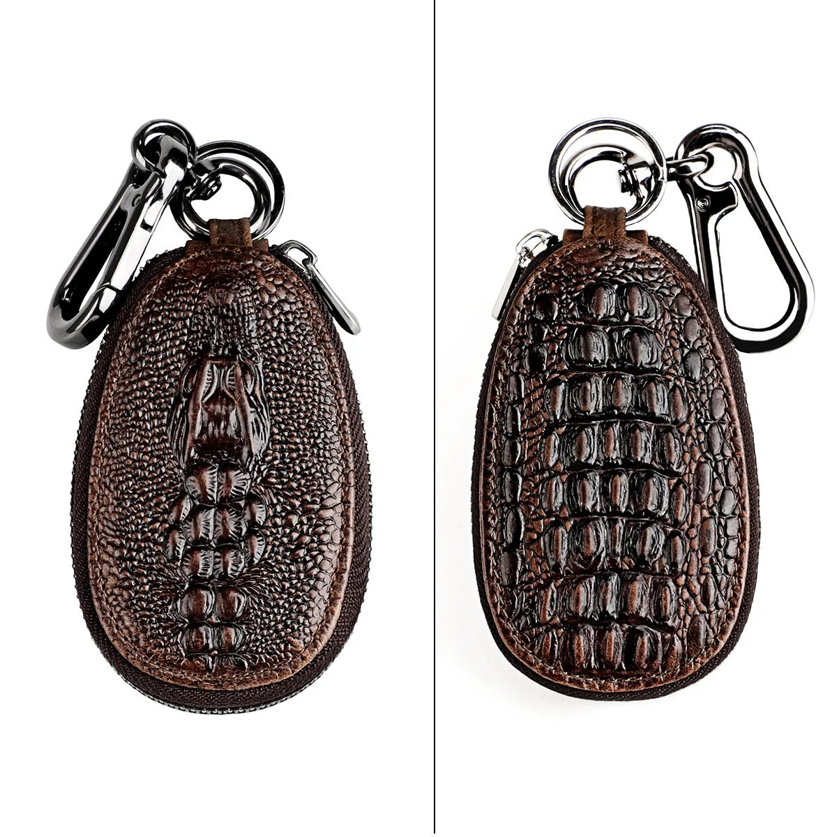 Genuine Leather Key Holder Keychain Car Key Case Pouch