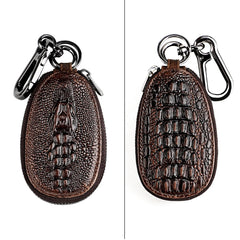 Genuine Leather Key Holder Keychain Car Key Case Pouch