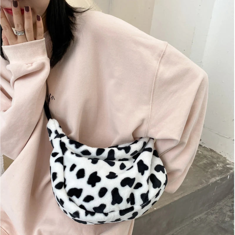 Cow Pattern Women Tote Handbag Large Shoulder Bag