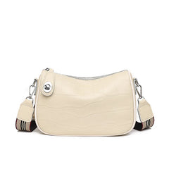 Yellow Cowhide Leather Crossbody Bag for Women Summer Handbag and Purses