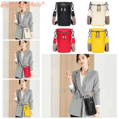 Cowhide Leather Purse Handbag Mini Women Shoulder Crossbody Bag