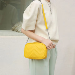 Cowhide Messenger Bags Small square bag Leather Women Handbags Women Bags