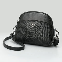 Cowhide Shoulder Bag Quilted Leather Handbag