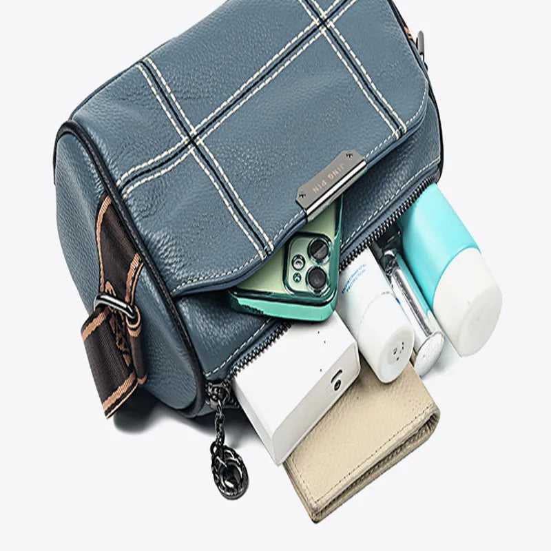 Cowhide Women's Bag Summer Leather Soft Leather Single Bag Soft Messenger Bag