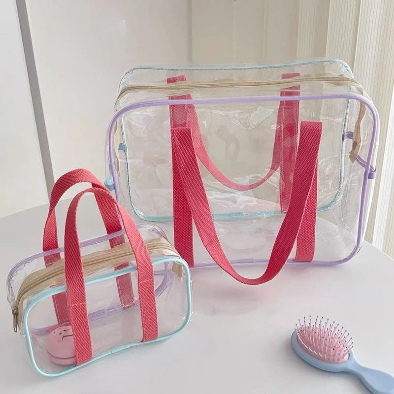 Large-capacity PVC Swimming Beach Shoulder Bag