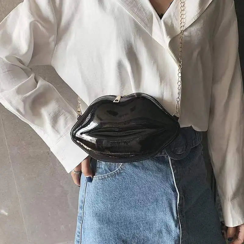 Chain Bag Lip Personality Chain Bag 7 Colors