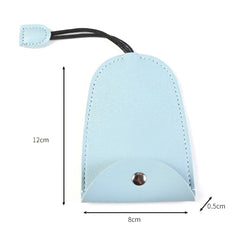 Leather Car Key Case Cartoon Key Bag Pull Key Cover Men Women Storage Bag