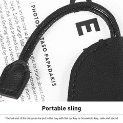 Leather Car Key Case Cartoon Key Bag Pull Key Cover Men Women Storage Bag