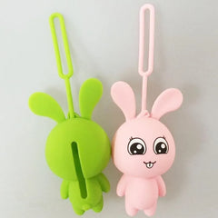 Cartoon Silicone Car Key Bag Holder Multi-functional Little Fresh Key Bag