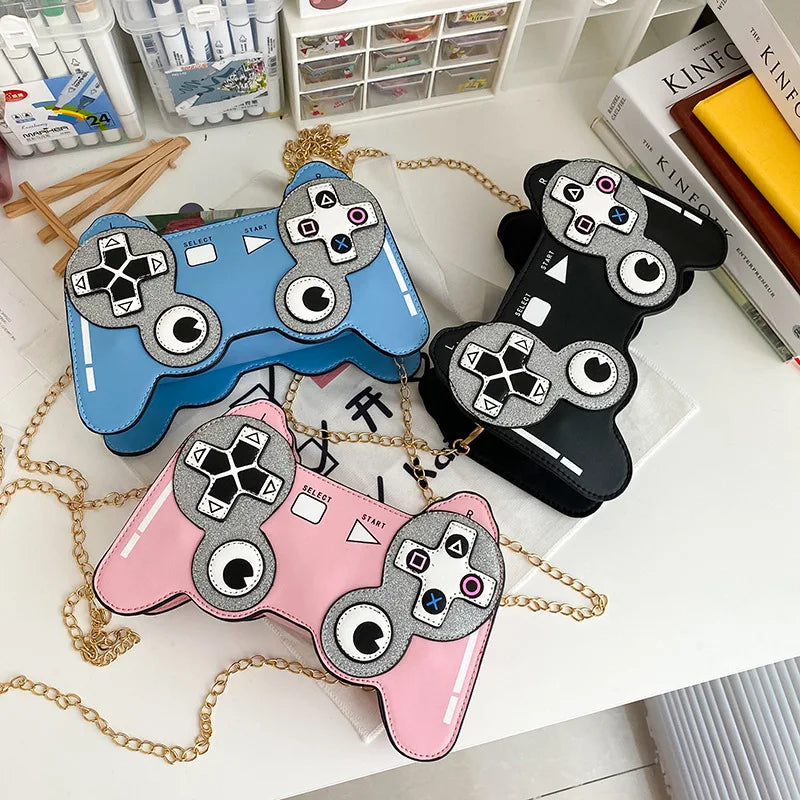 Fun Game Machine Pu Messenger Bag Women Small Chain Shoulder Bag