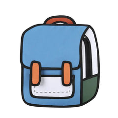 Creative Women Drawing Backpack School Bag Teenager Girls Daypack