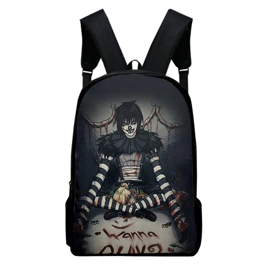 Creepypasta Merch Backpack School Bag Unisex Daypack