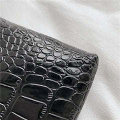 Crocodile Pattern Clutch Bag Envelope Purses