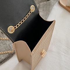 Crocodile Pattern Women Bag Shoulder Bag PU Crossbody Bags