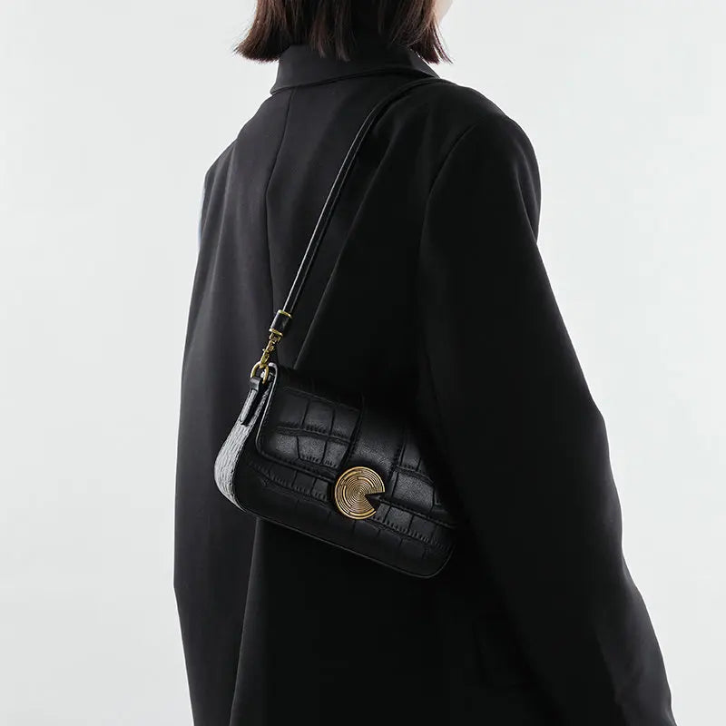 Crocodile Pattern Women's Shoulder Bag High-quality Texture Crossbody Bags