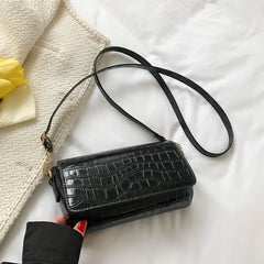 Crocodile Pattern Handbags PU Leather Ladies Shoulder Bag