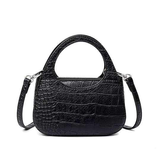 Crocodile Pattern PU Leather Women Handbags High Small Women's Shoulder Bags