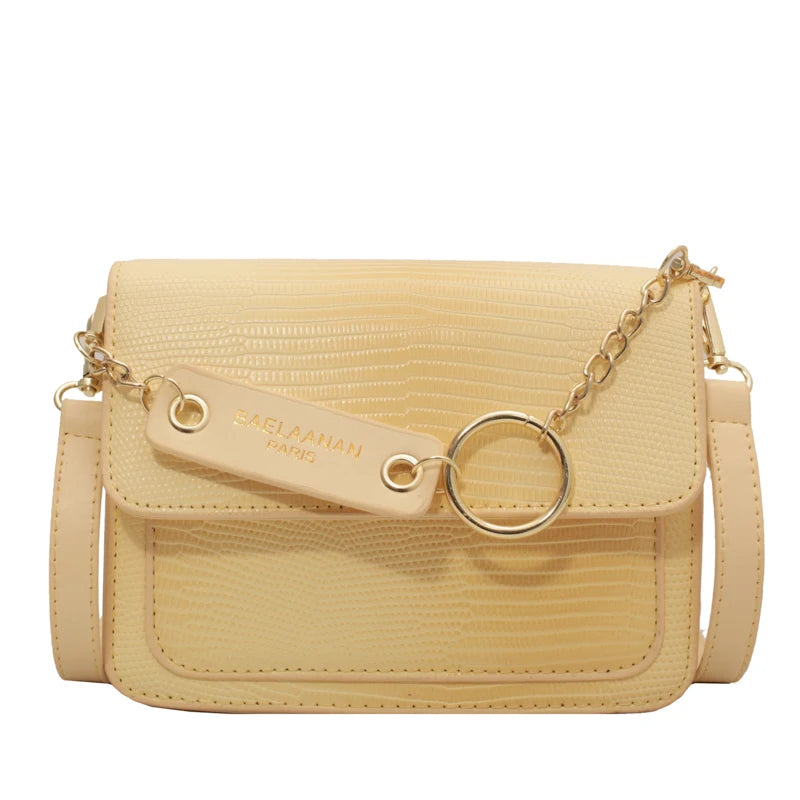 Crocodile Pattern Crossbody Bag Summer Handbag Underarm Shoulder Bag