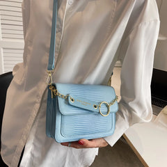 Crocodile Pattern Crossbody Bag Summer Handbag Underarm Shoulder Bag