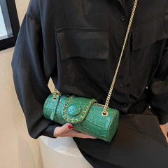 Crocodile Pattern Pu Leather Women Crossbody Bags Lady Tote Clutch Handbags