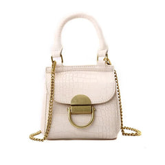 Crocodile Pattern Shoulder Bag Small Square Bag Messenger