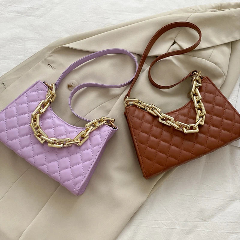 Crocodile Pattern Shoulder Bag Retro Casual Bag Female Leather