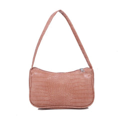 Crocodile Pattern Women Underarm Bag PU Leather Ladies Shoulder Tote Purse Handb