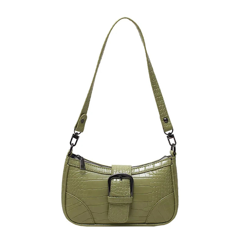 Crocodile Pattern Mini Shoulder Bag for Women