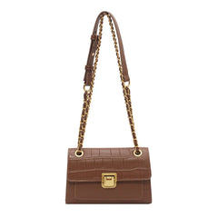 Crocodile Pattern Retro Bag Chain Messenger Bag