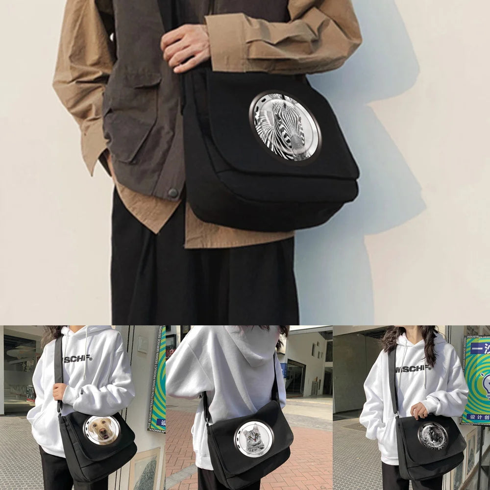 Canvas Crossbody Bag for Women