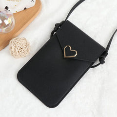 Skull Print Crossbody Bag Touch Screen Mini Mobile Phone Wallets