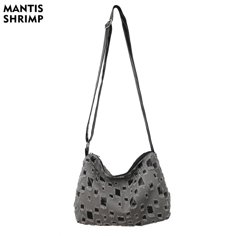 Canvas Crossbody Bag for Women High Quality Shoulder Messenger Handbag