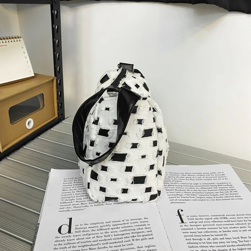 Canvas Crossbody Bag for Women High Quality Shoulder Messenger Handbag