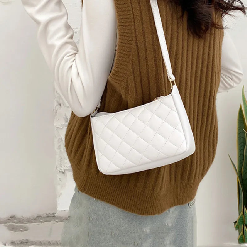 Small PU Leather Crossbody Bag for Women Shoulder Handbags Purses