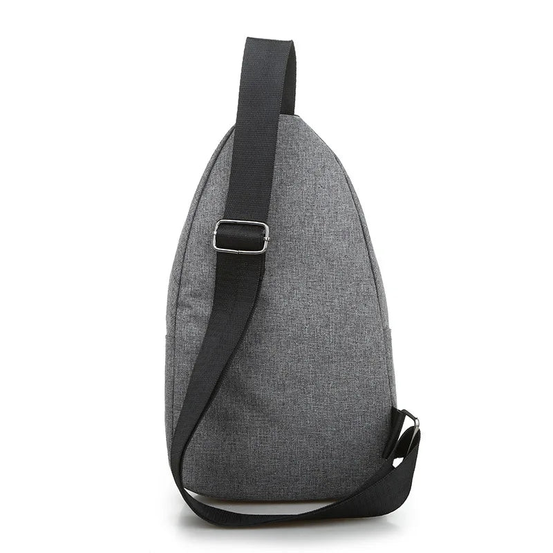 Canvas Messenger Chest Pack Women Casual Sling Shoulder Bag Diagonal Travel