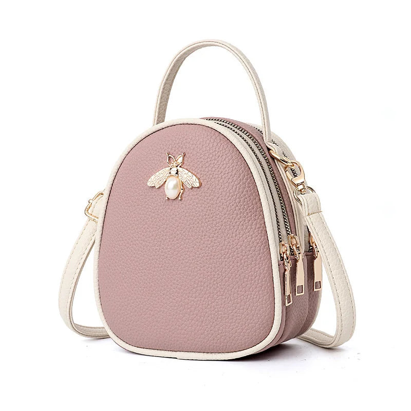 Women's Leather Crossbody Bag Messenger Shoulder Sling Tote Handbag
