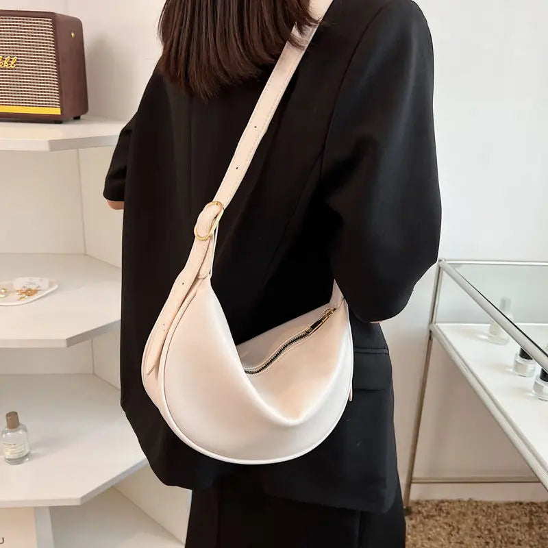 Women's Soft Leather Crossbody Chest Bag Small Handbags