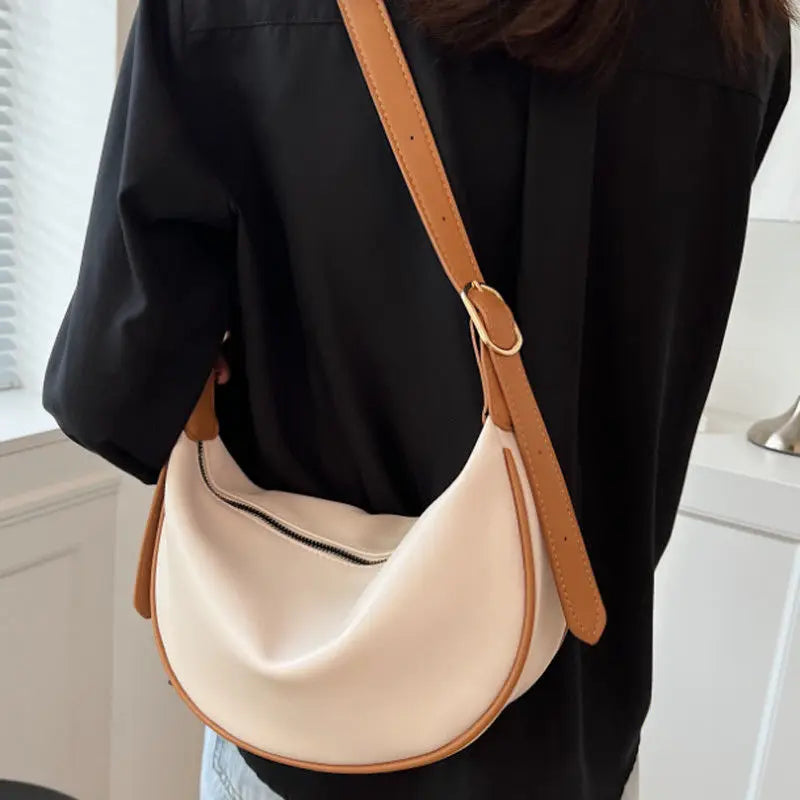 Women's Soft Leather Crossbody Chest Bag Small Handbags