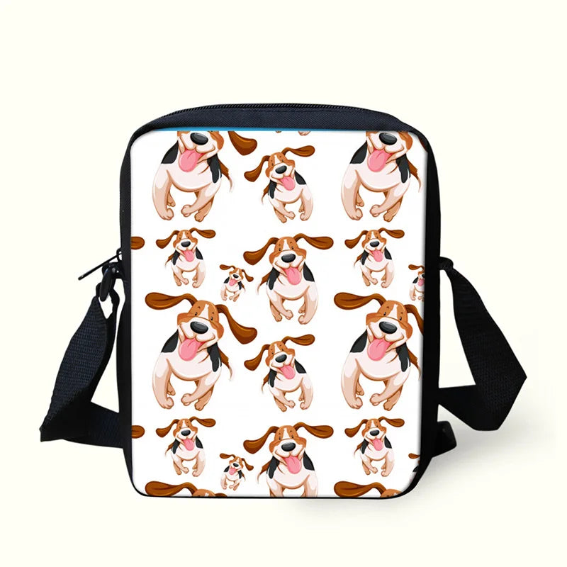 Greyhounds Rescue Dog Pattern Crossbody Bag for Women