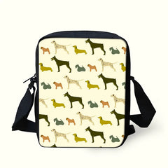 Greyhounds Rescue Dog Pattern Crossbody Bag for Women