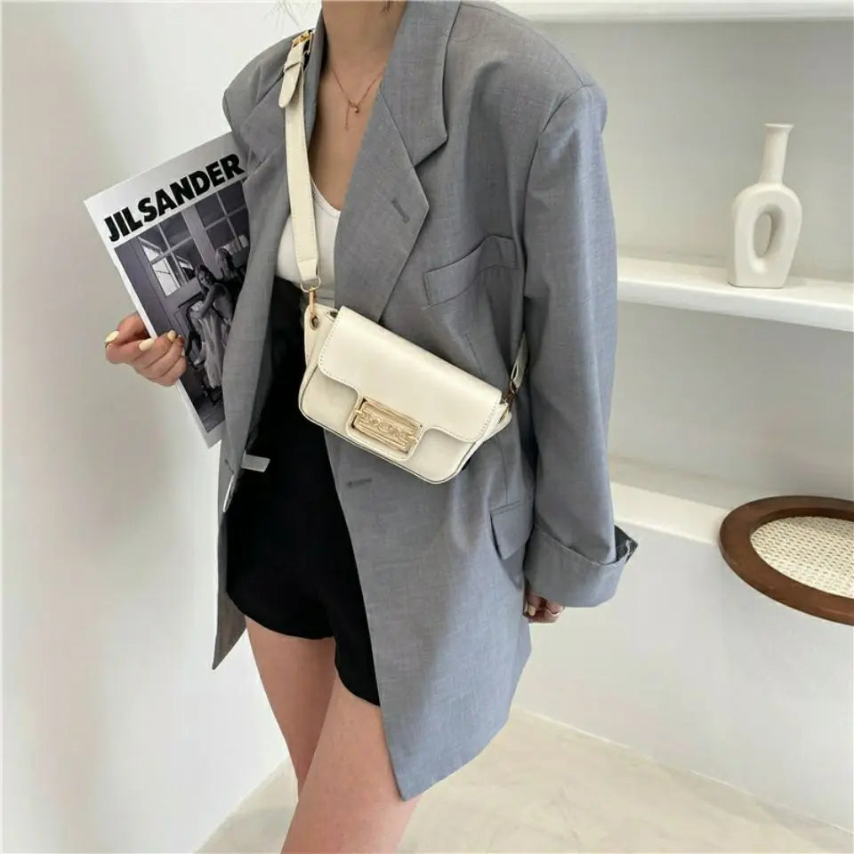 Crossbody Bags PU Leather Cover Casual Mini Flap Females Handbags