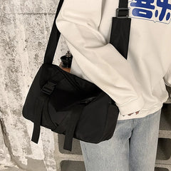 Canvas Crossbody Bag Women Casual Handbag High-capacity B312