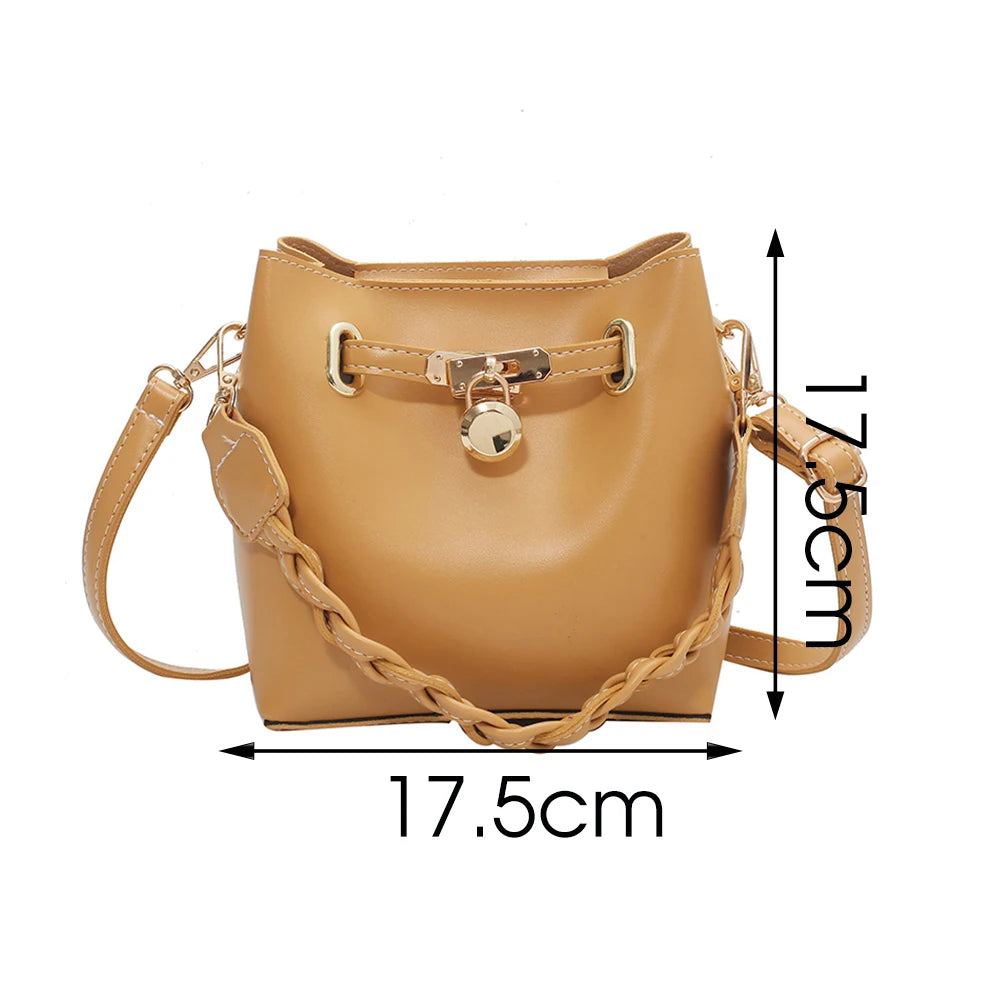 Leather Crossbody Bag for Women Casual Shoulder Tote Handbag Messenger